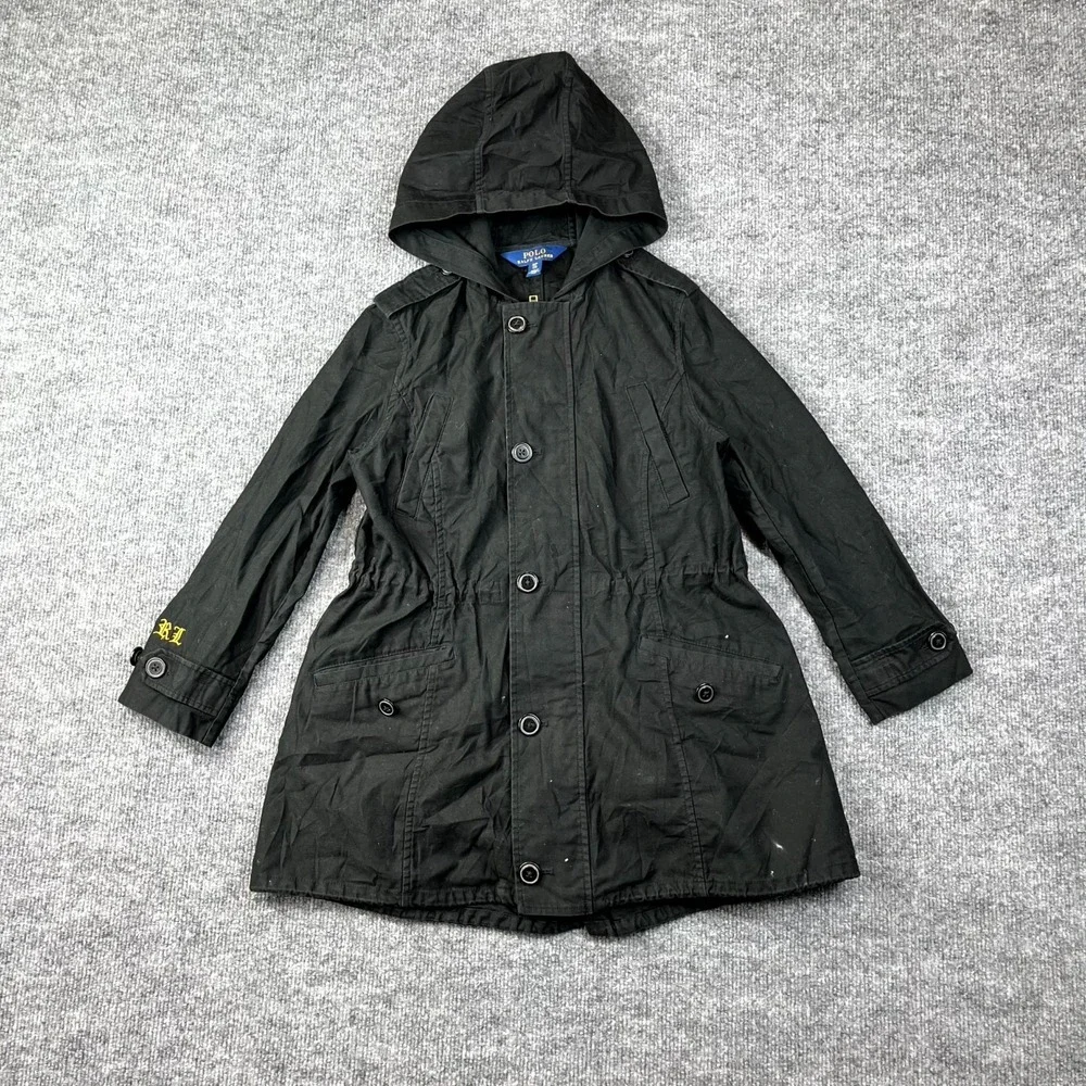 Polo Ralph Lauren 3-In-1‎ Jacket Girls S Black Come Together Love Will Prevail